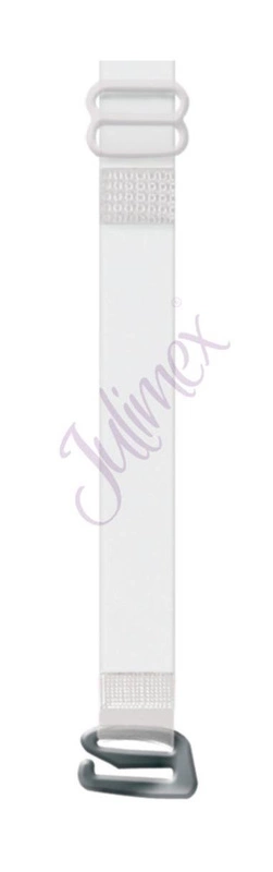 Silicone straps with metal clasp Julimex RT-04 10 mm silver